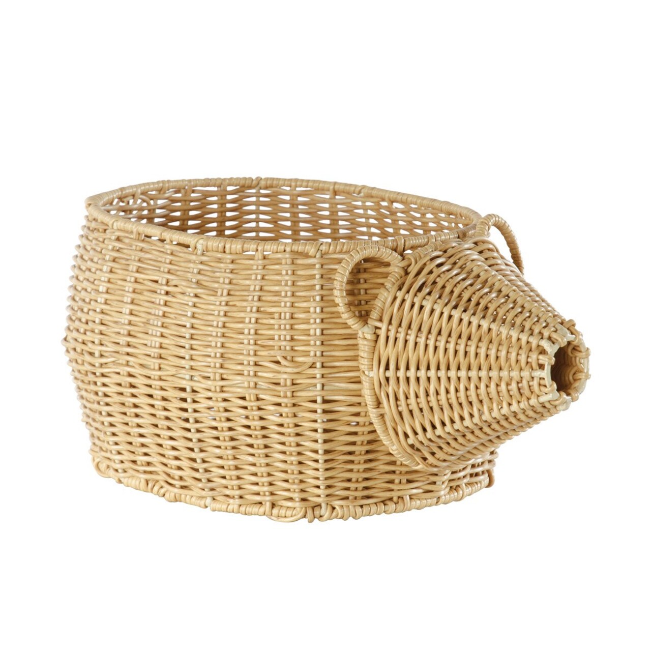 Kaplan Early Learning Company Hedgehog Washable Wicker Basket